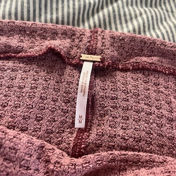 Free people waffle knit long sleeve - Picture 2 of 2